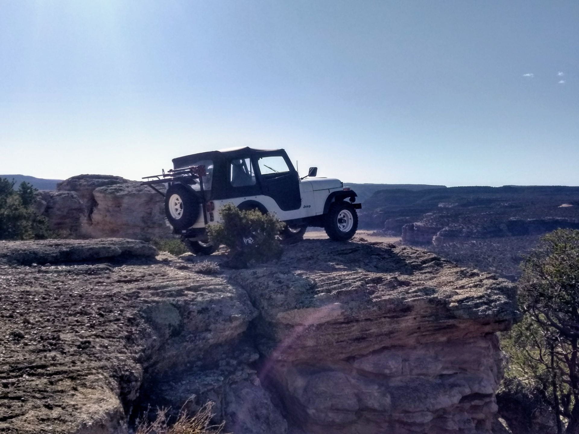 Cactus Park with new rear bumper, receiver hitch,a nd Jamboree rack!